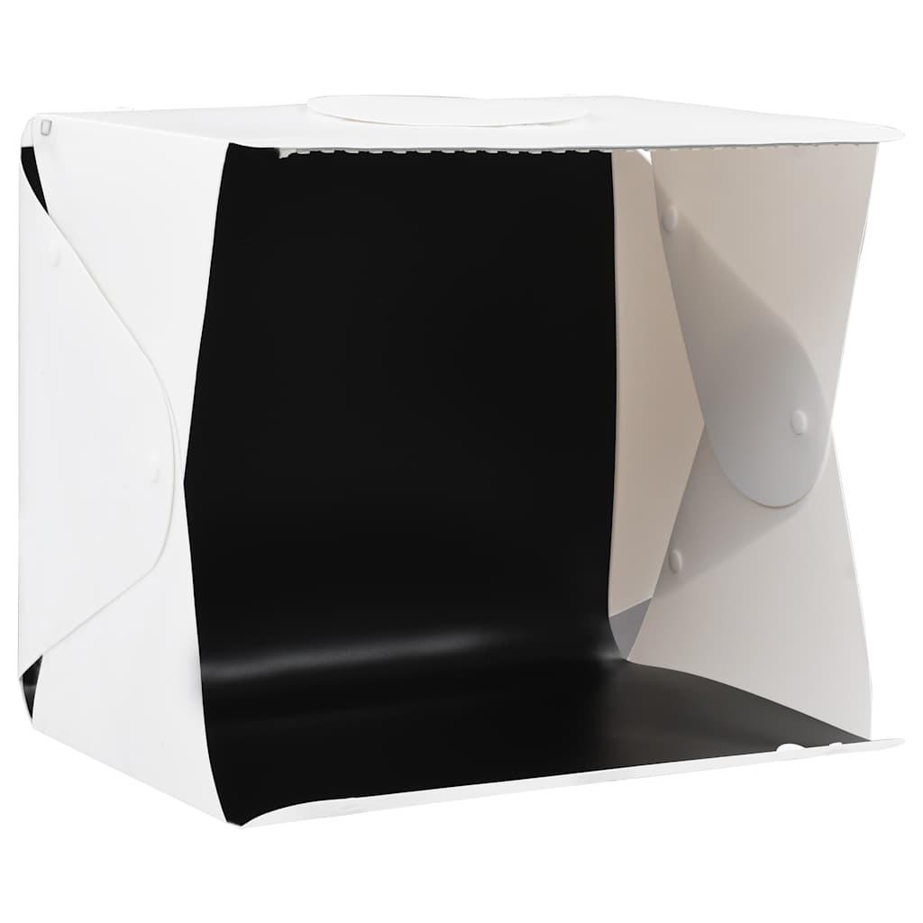 LED light box for photo studio, foldable, 40×34×37 cm, plastic, white