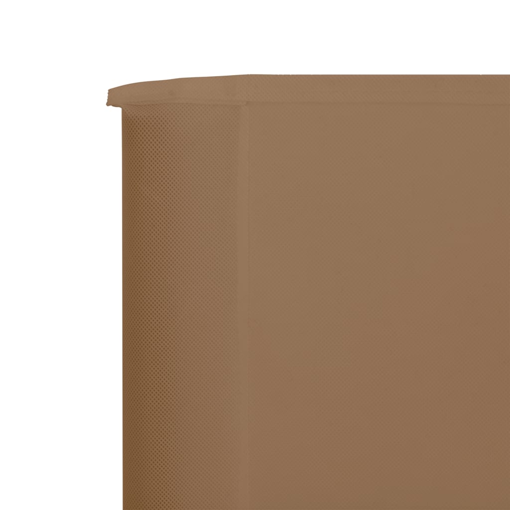 3-piece windbreak fabric 400 x 80 cm Taupe