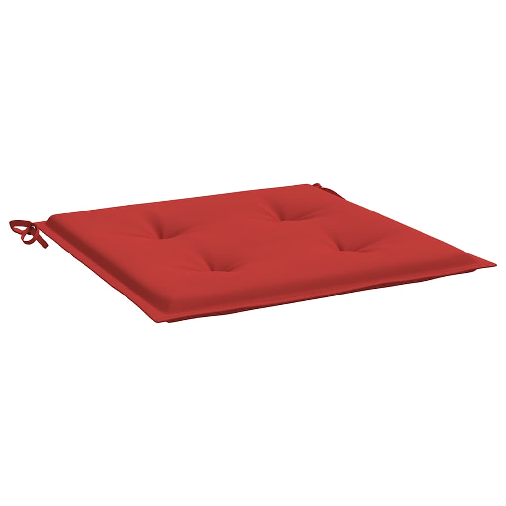 Gartenstuhl-Kissen 2 Stk. Rot 50x50x4 cm Oxford-Gewebe