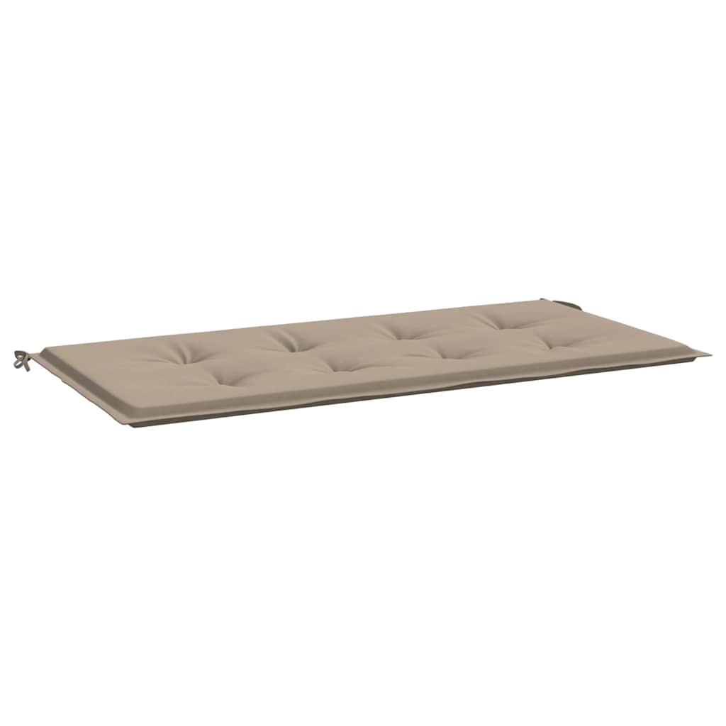 Gartenbank-Auflage Taupe 100x50x4 cm Oxford-Gewebe