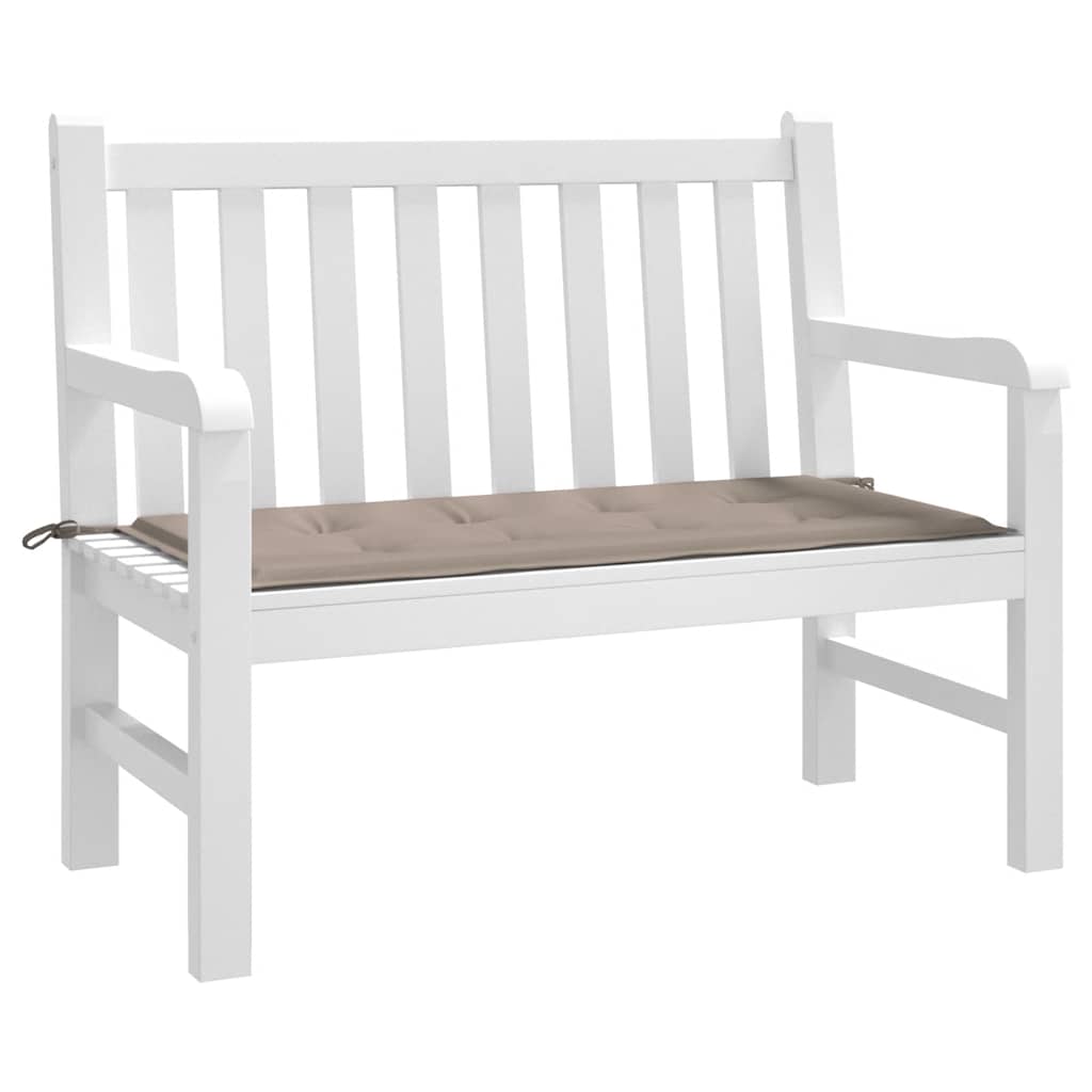 Gartenbank-Auflage Taupe 100x50x4 cm Oxford-Gewebe