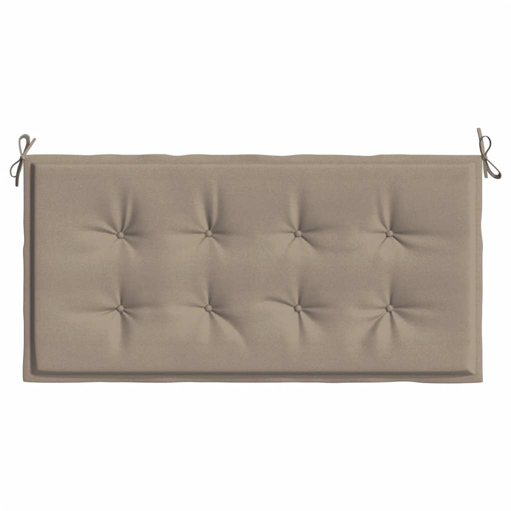 Gartenbank-Auflage Taupe 100x50x4 cm Oxford-Gewebe