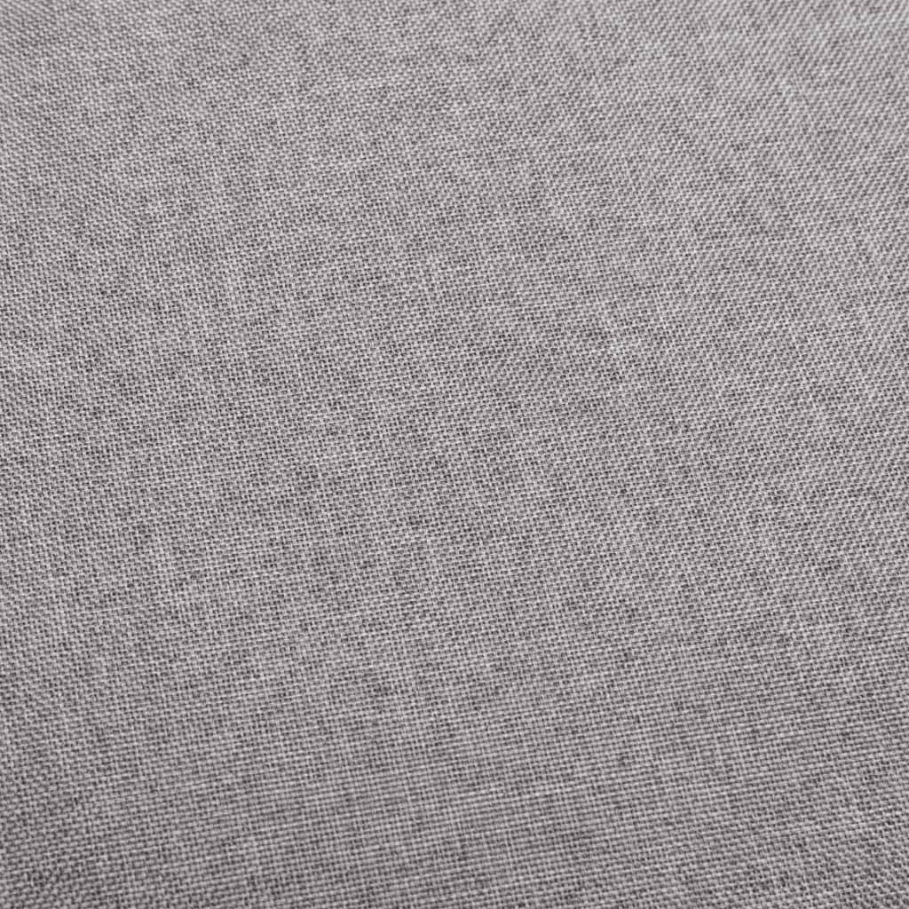 Barhocker Hellgrau Stoff