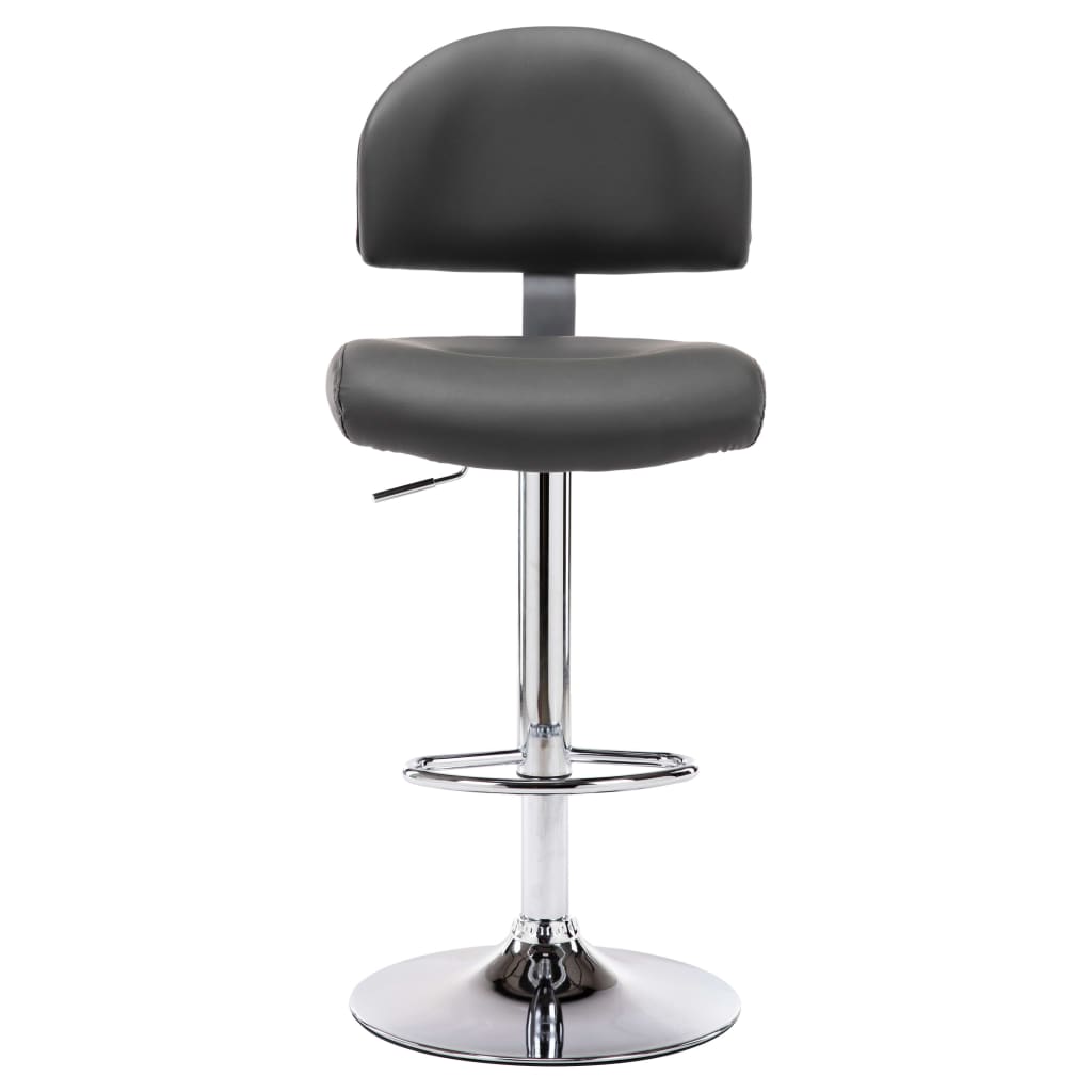 Barhocker Grau Kunstleder
