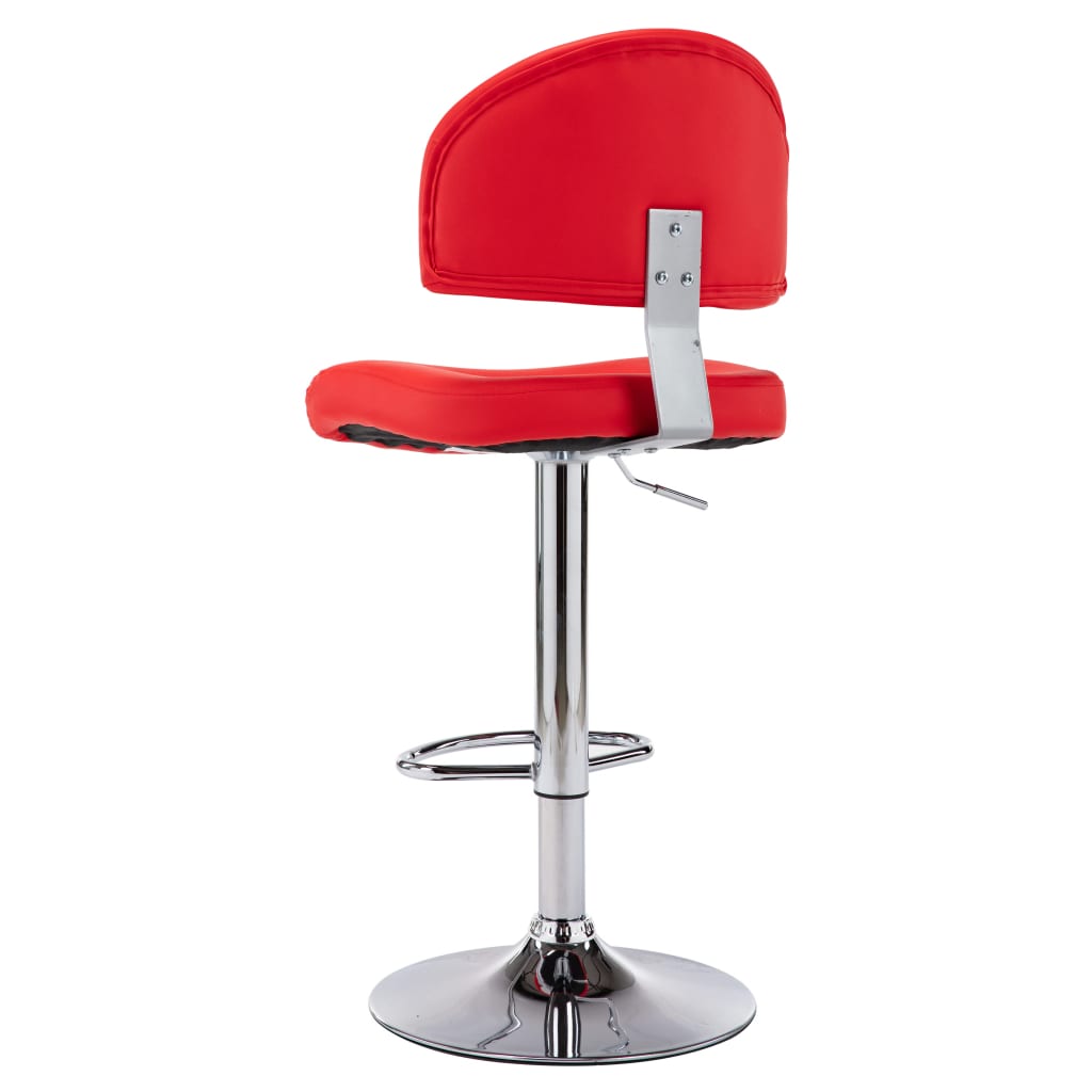 Barhocker Rot Kunstleder