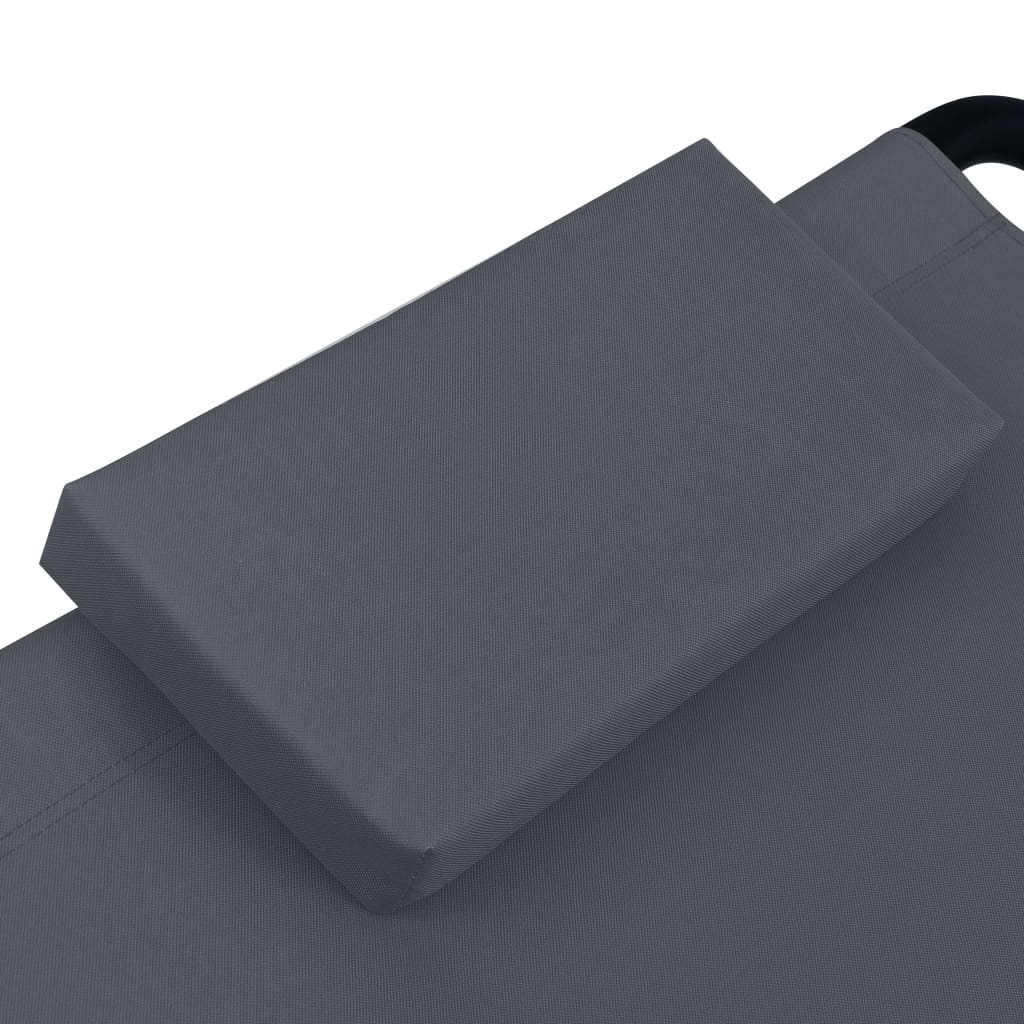 Garden Bed Grey 200 x 90 cm Steel