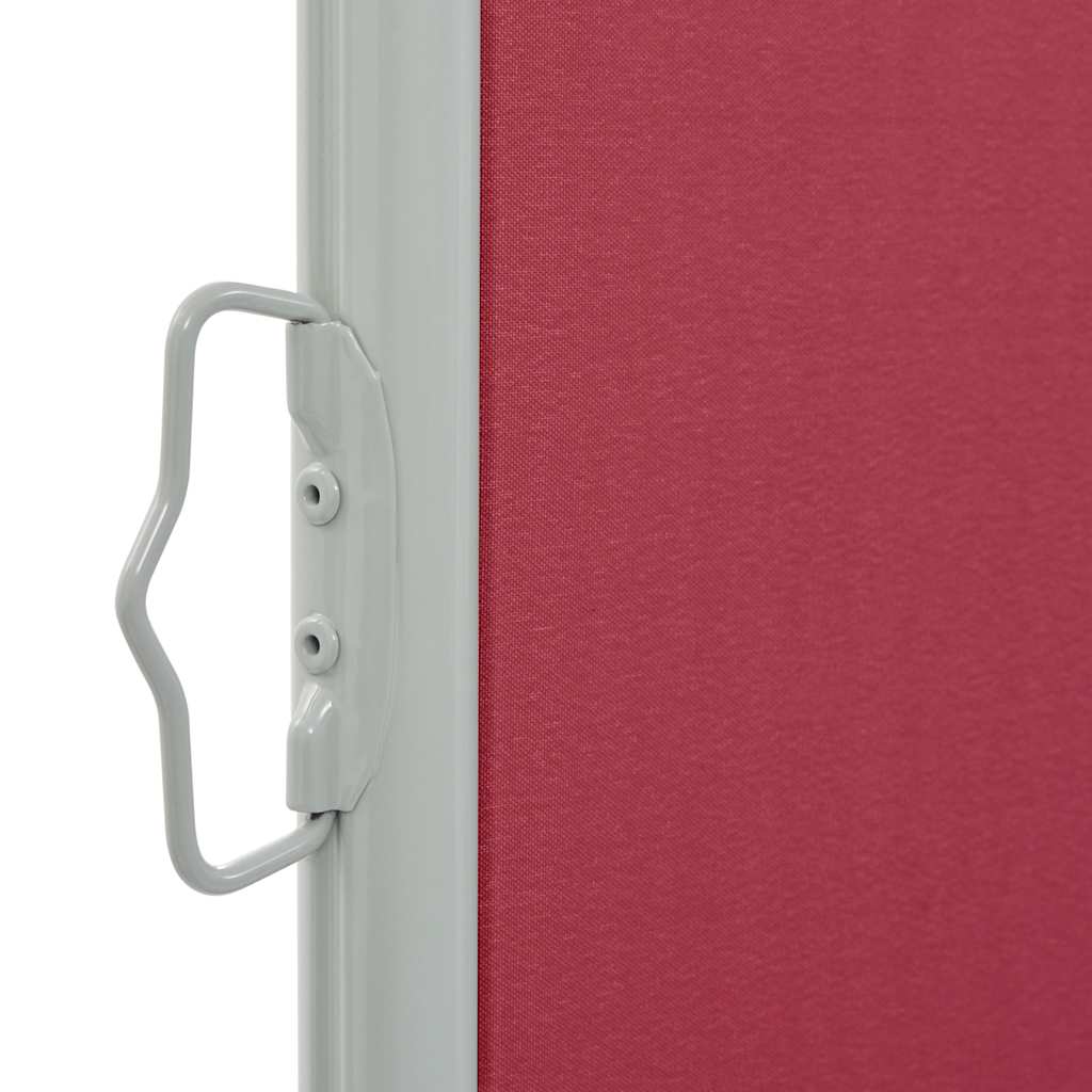 Extendable Side Awning 120x300 cm Red