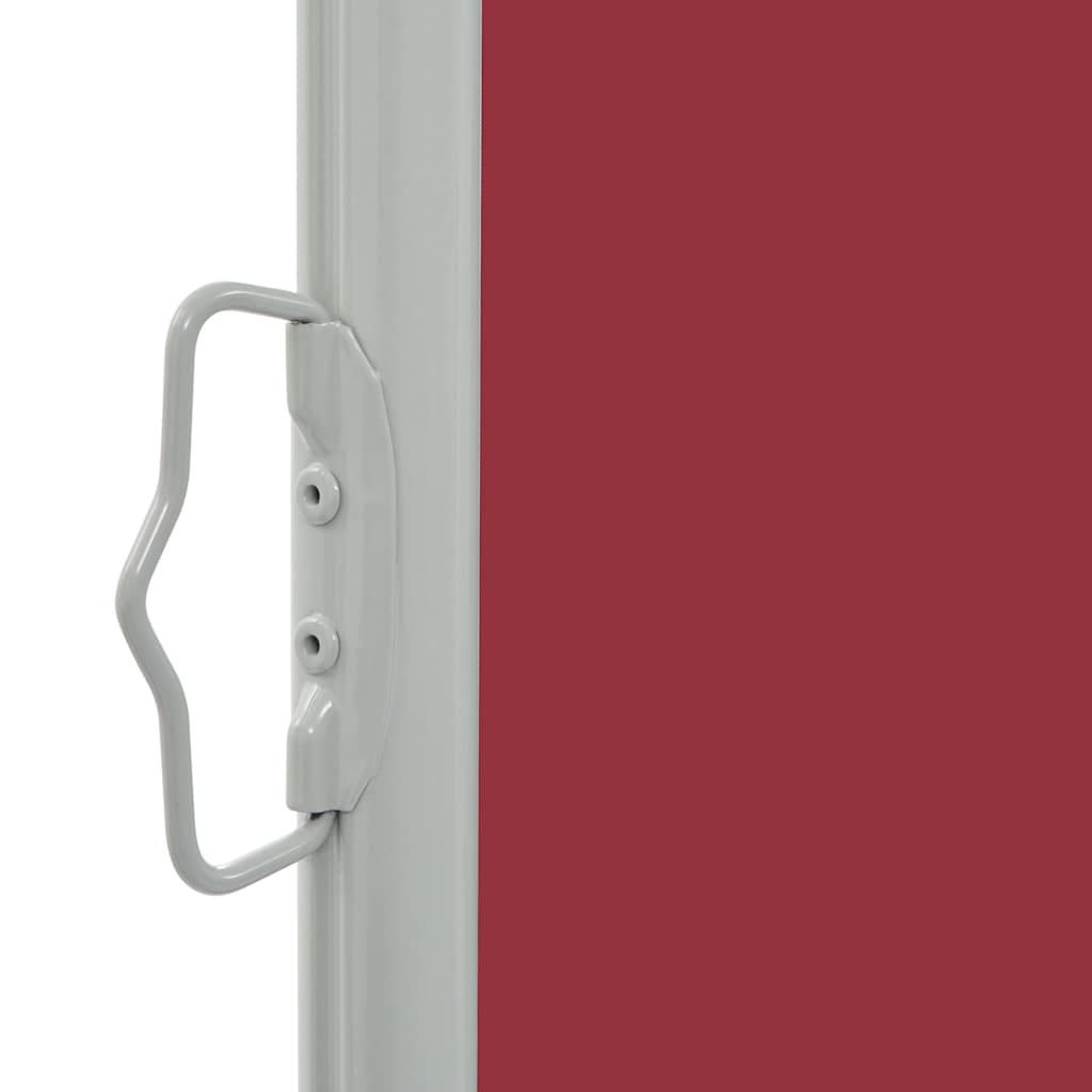 Ausziehbare Seitenmarkise 60×300 cm Rot