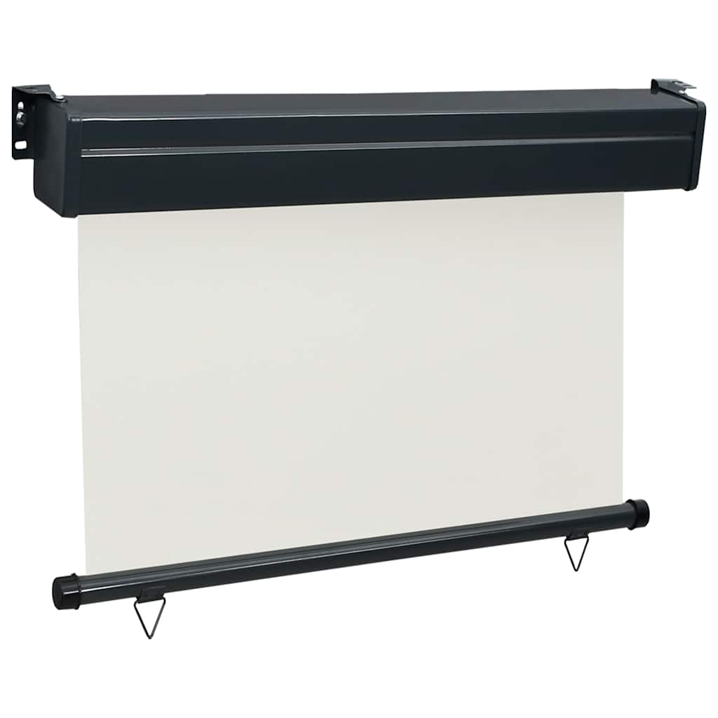Balkon-Seitenmarkise 105x250 cm Creme