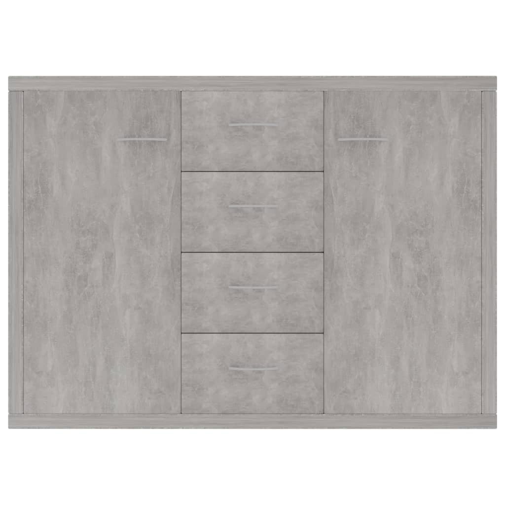 Sideboard Betongrau 88x30x65 cm Holzwerkstoff