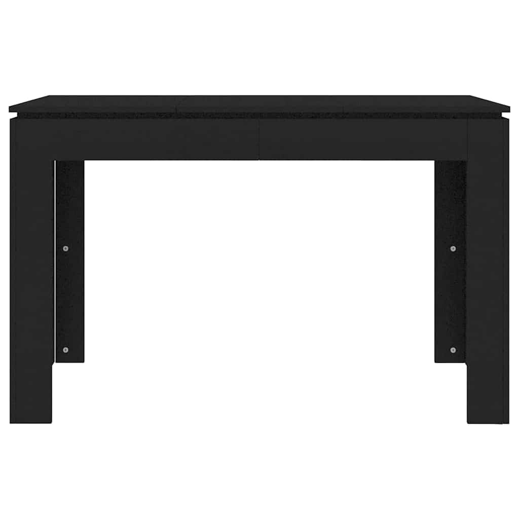 Esstisch Schwarz 120x60x76 cm Holzwerkstoff