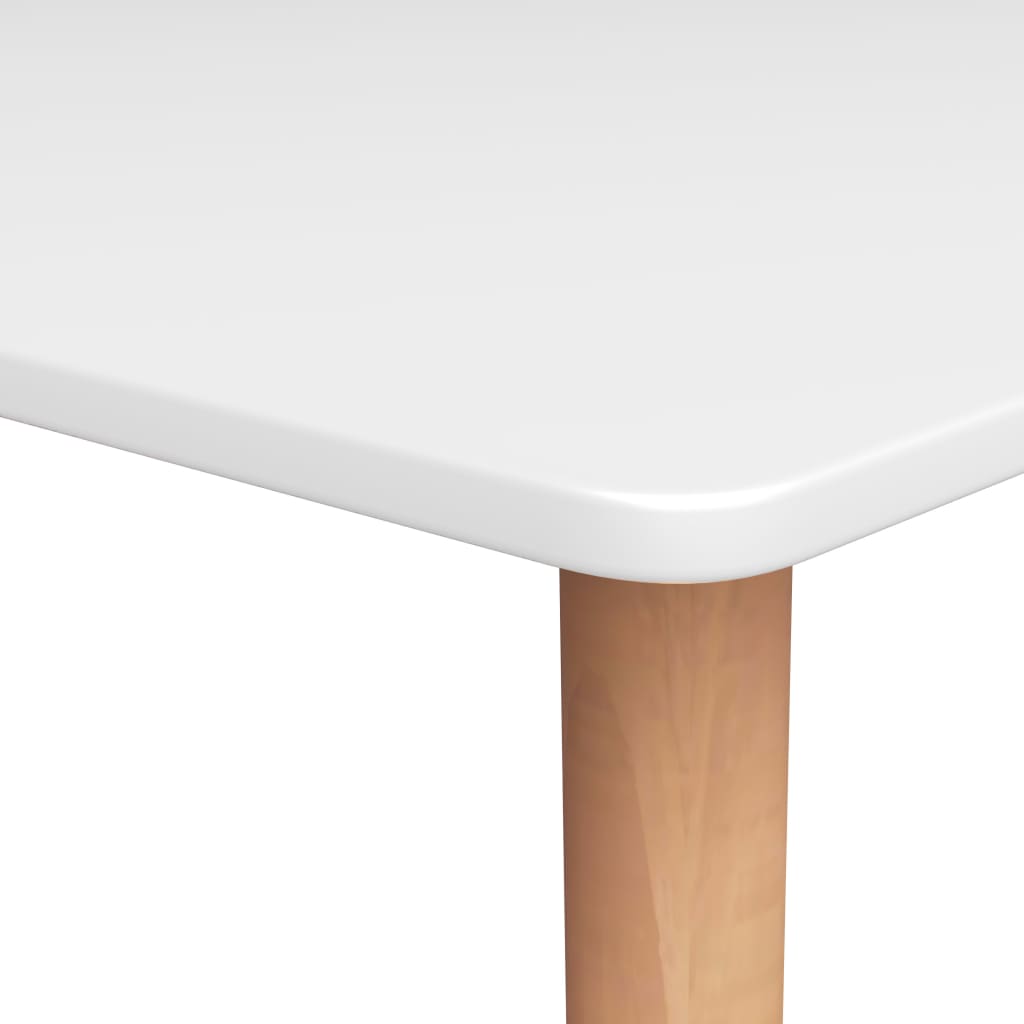 Bar table white 120x60x105 cm