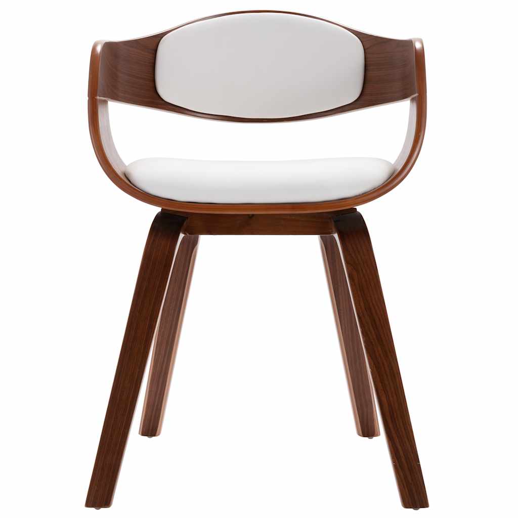 Dining room chairs 2 pcs. bentwood and imitation leather
