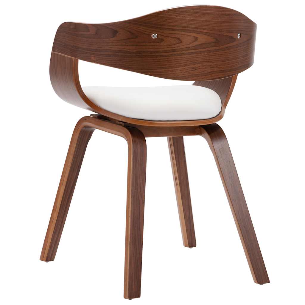 Dining room chairs 2 pcs. bentwood and imitation leather