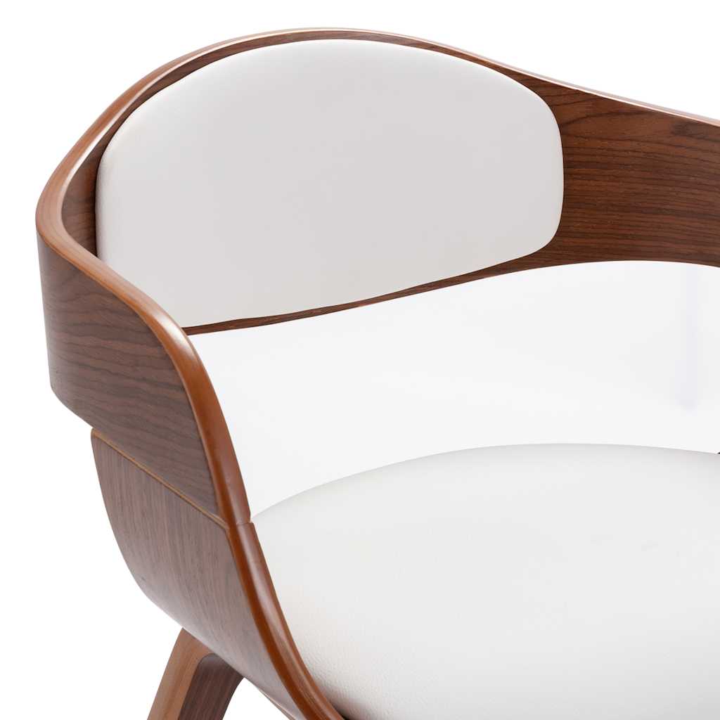 Dining room chairs 2 pcs. bentwood and imitation leather