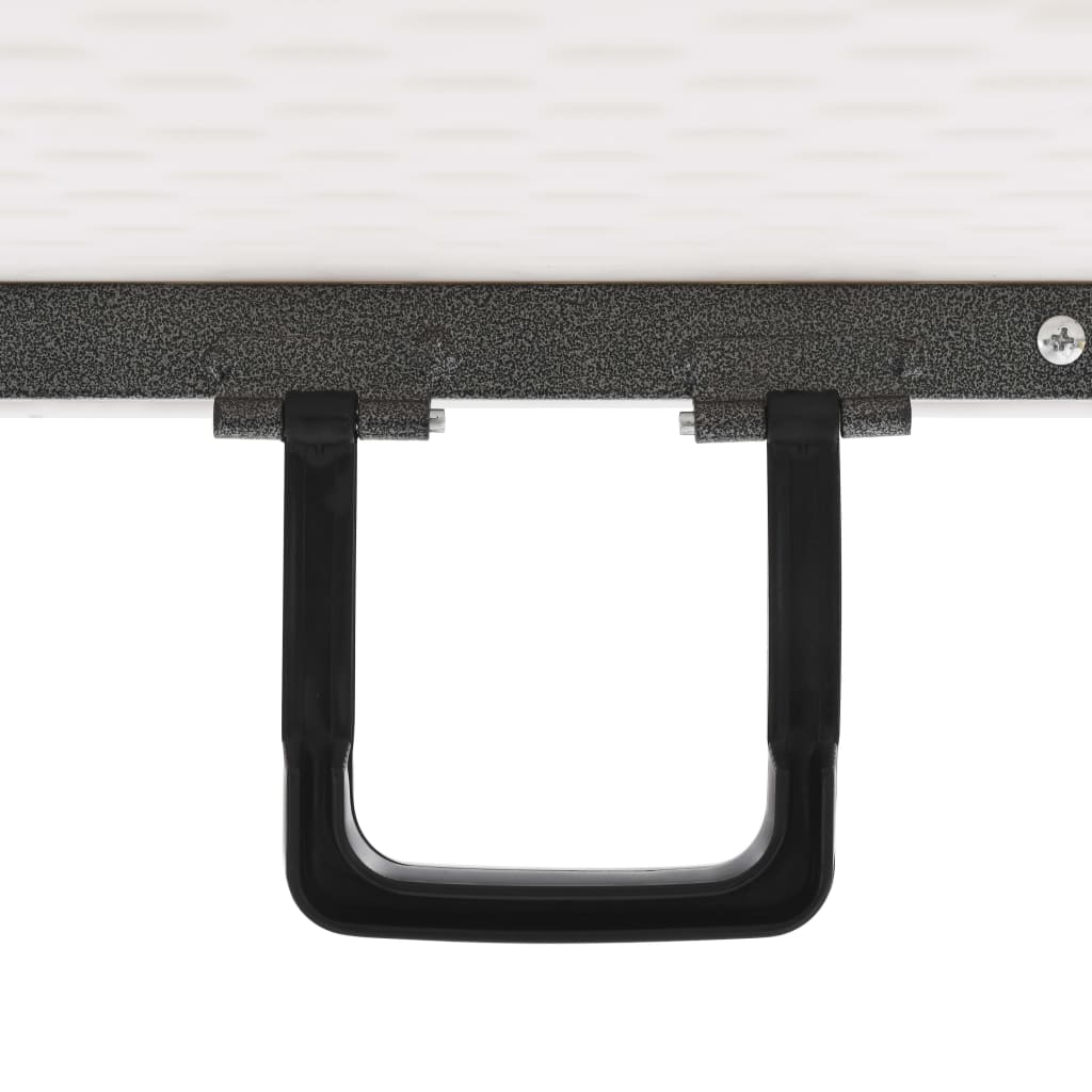 Garden Table Foldable White 180x72x72 cm HDPE