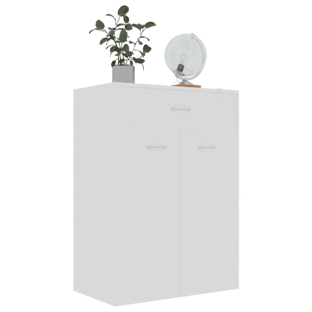Shoe Cabinet White 60×35×84 cm Wood Material