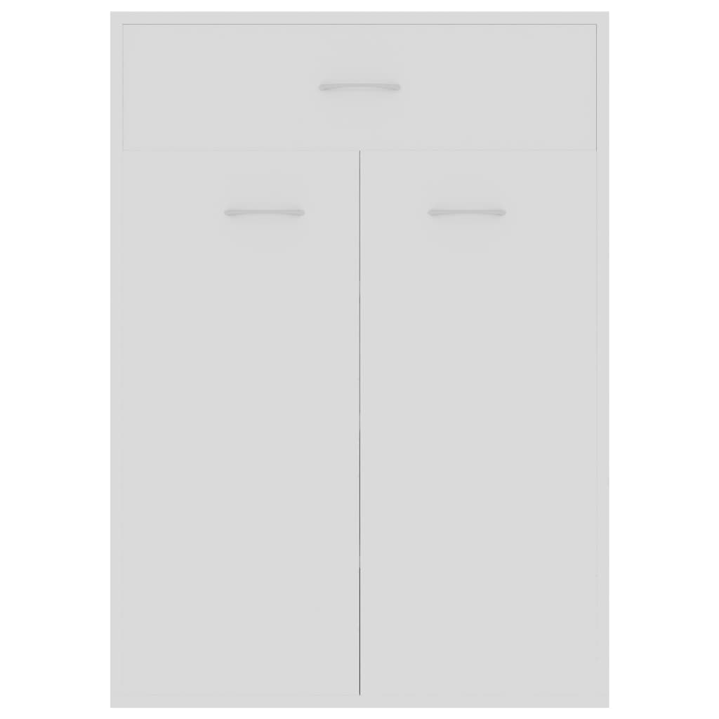 Shoe Cabinet White 60×35×84 cm Wood Material