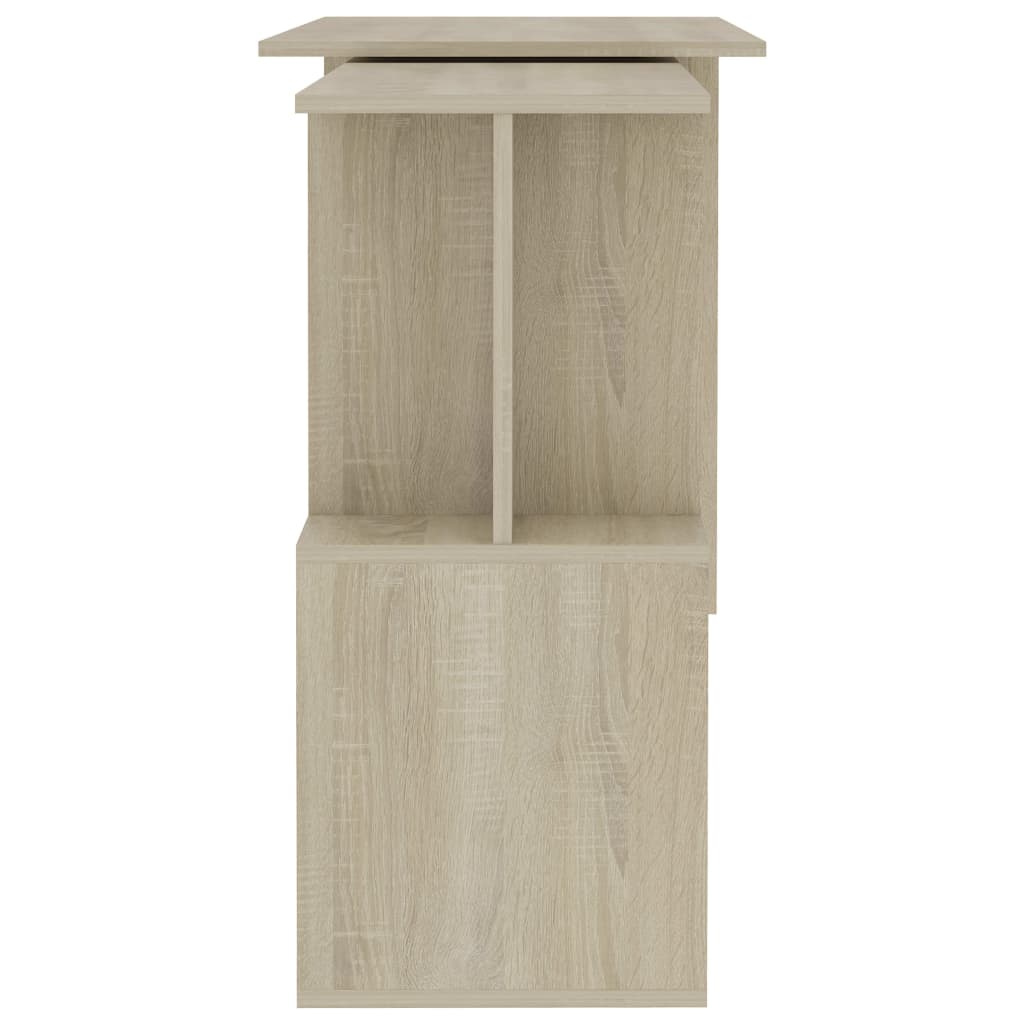 Corner Desk Sonoma Oak 200x50x76 cm Wood Material
