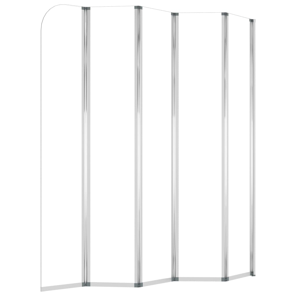 Duschabtrennung 120x140 cm Hartglas Transparent