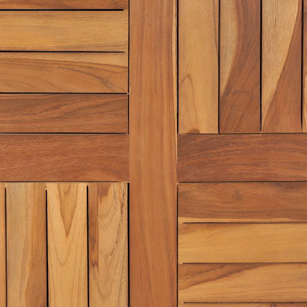 Table top solid wood teak round 2.5 cm 70 cm
