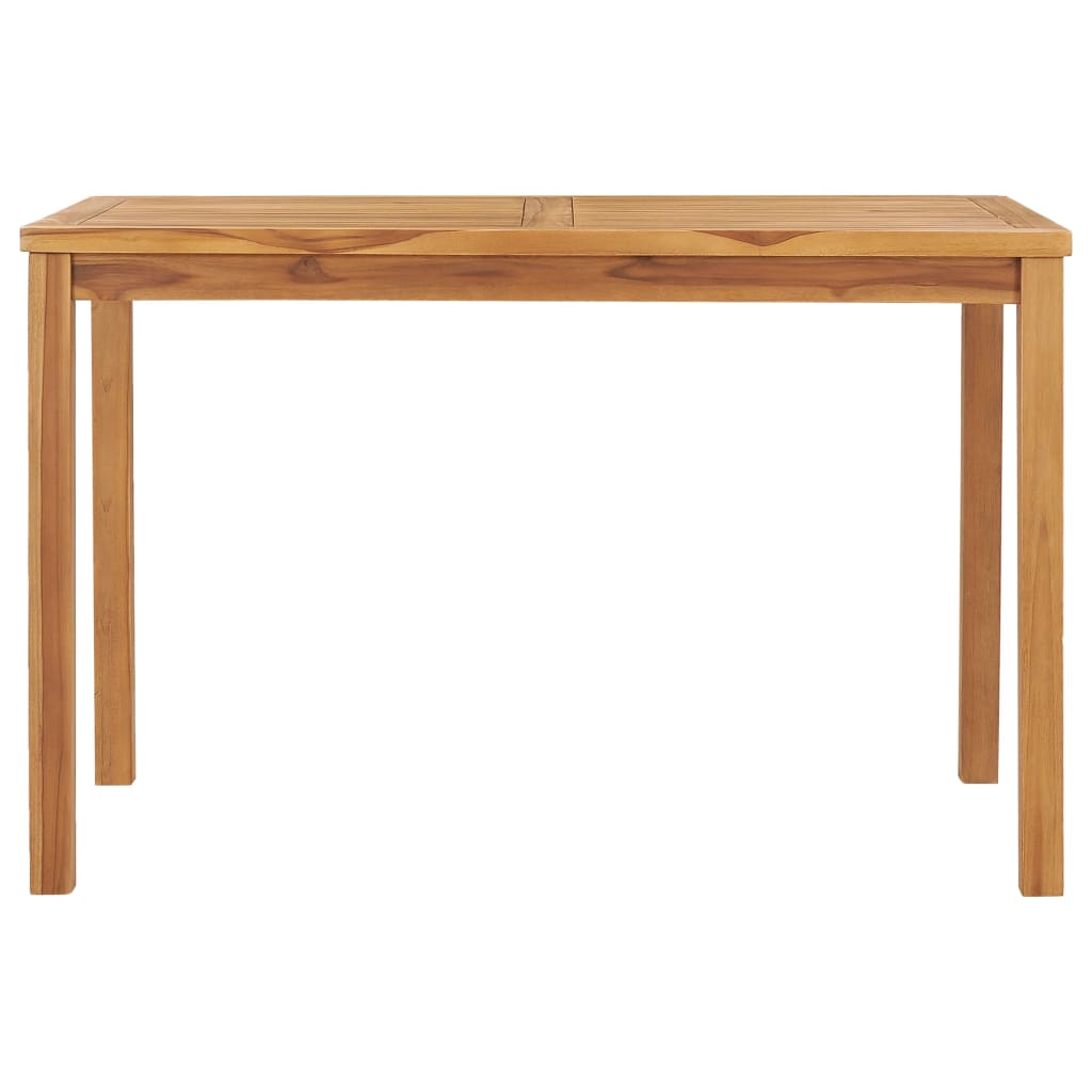 Garden dining table 120x70x77 cm solid teak wood