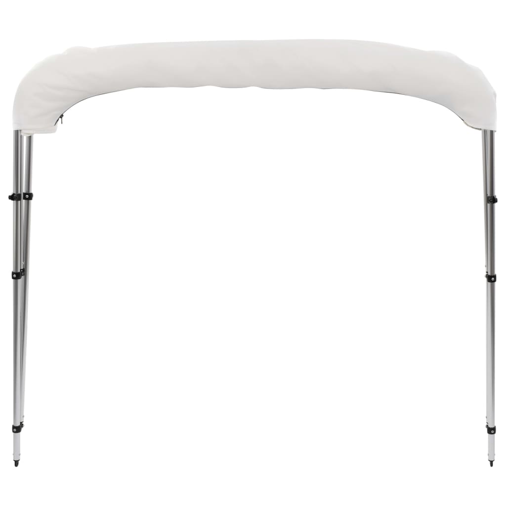 3-Bow Bimini Top Weiß 183x160x137 cm