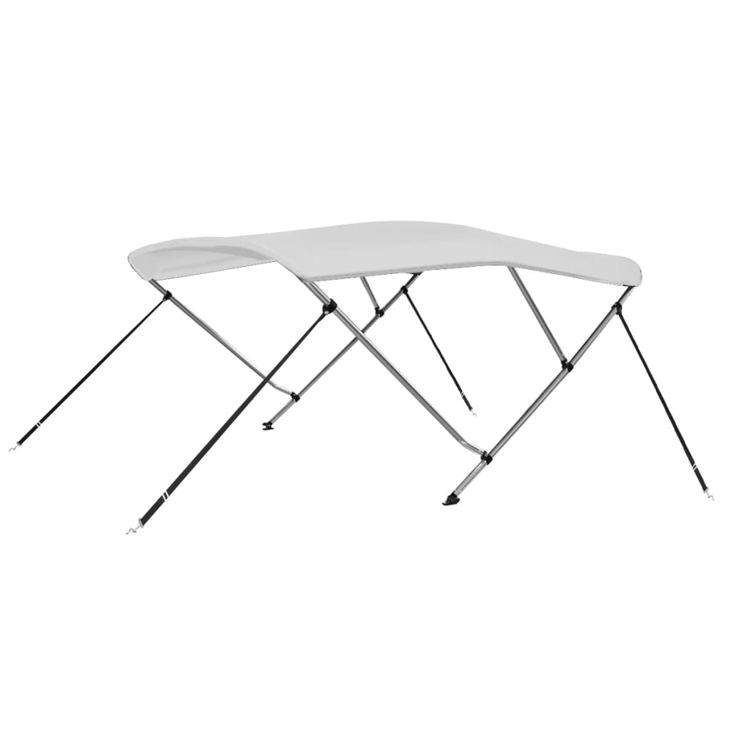 3-Bow Bimini Top White 183x180x137 cm