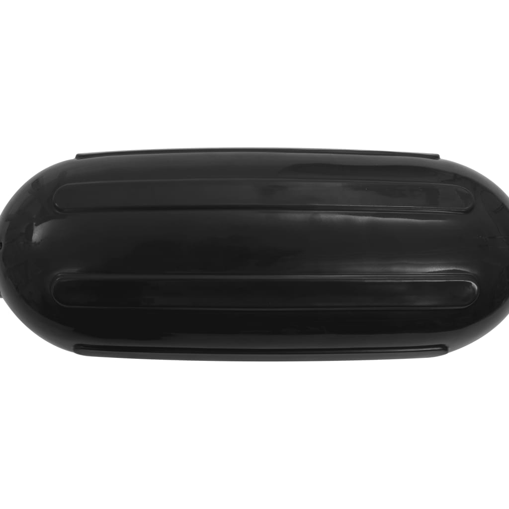 Boat fenders 4 pcs. Black 58.5x16.5 cm PVC