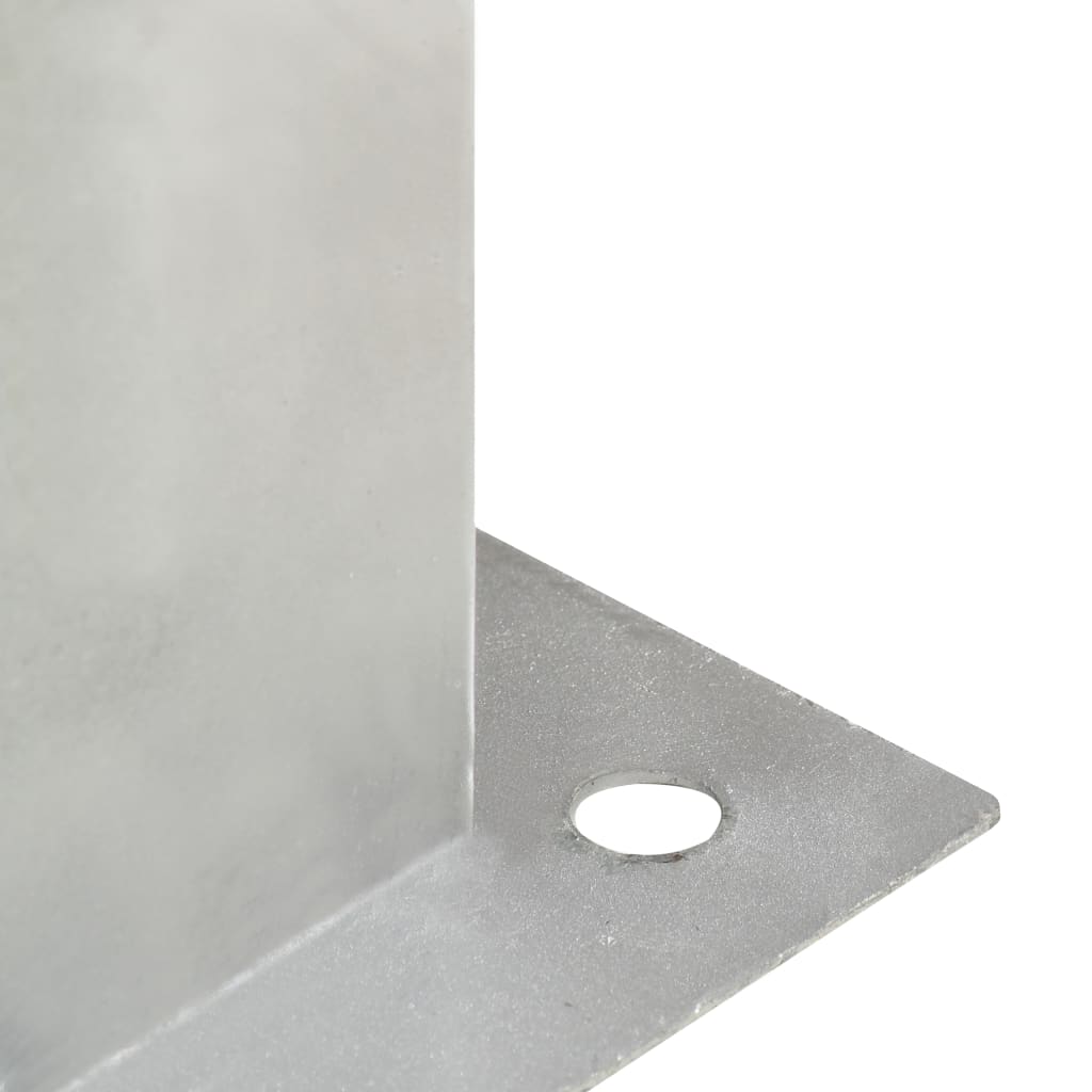 Post anchors 4 pcs. Galvanized metal 91 mm