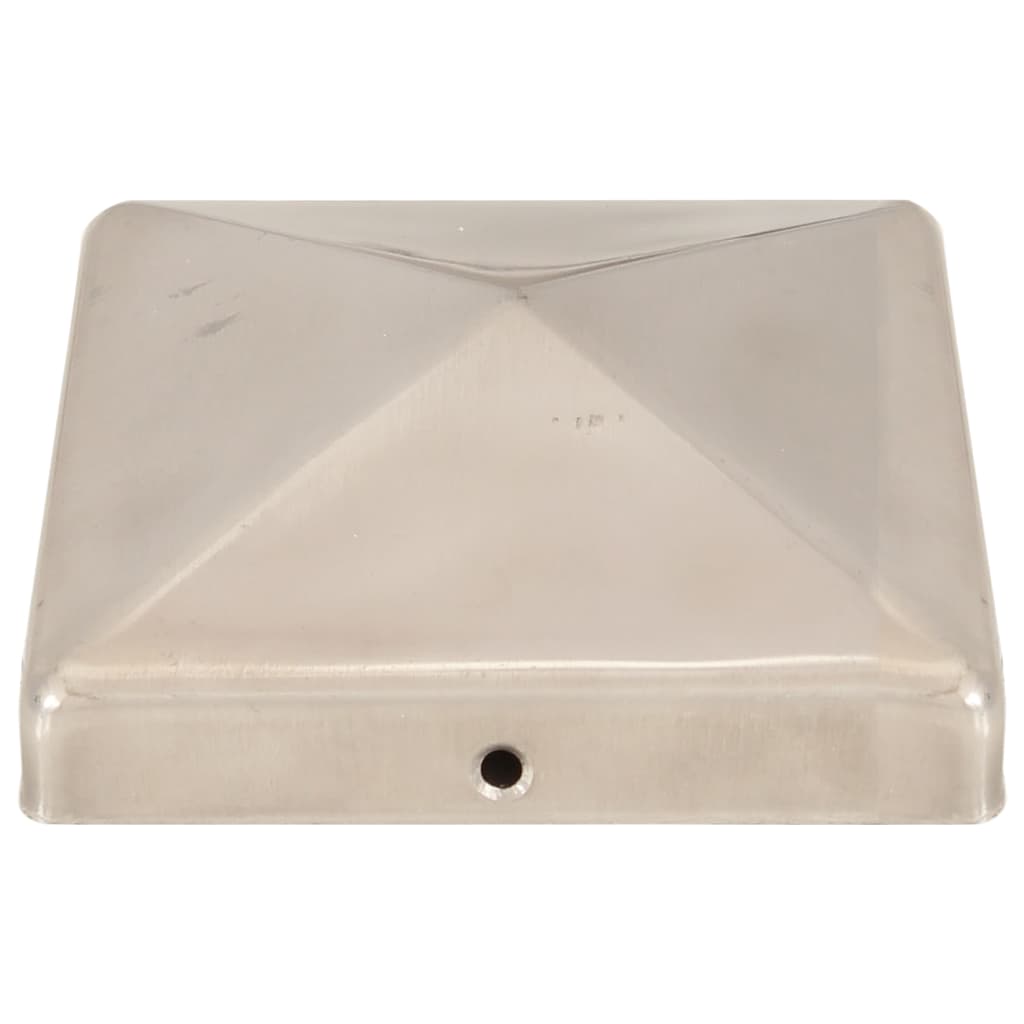 Pfostenkappen 6 Stk. Pyramide Edelstahl 101 x 101 mm