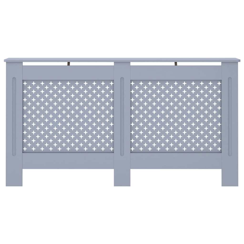 Radiator cover anthracite 152x19x81.5 cm MDF