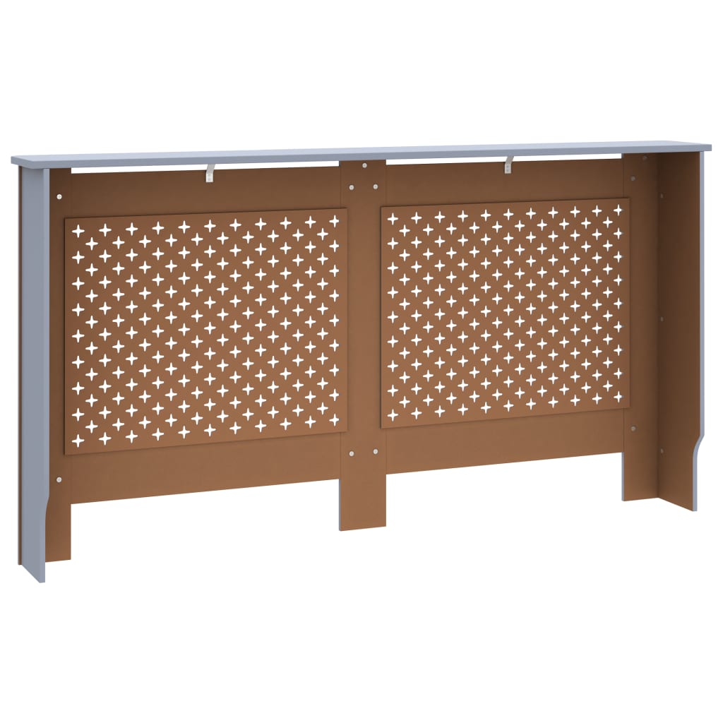 Radiator cover anthracite 152x19x81.5 cm MDF