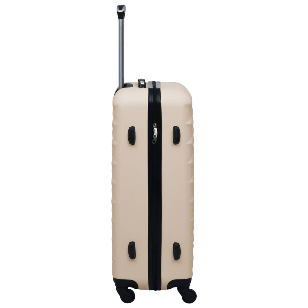 Hard Shell Trolley Golden ABS