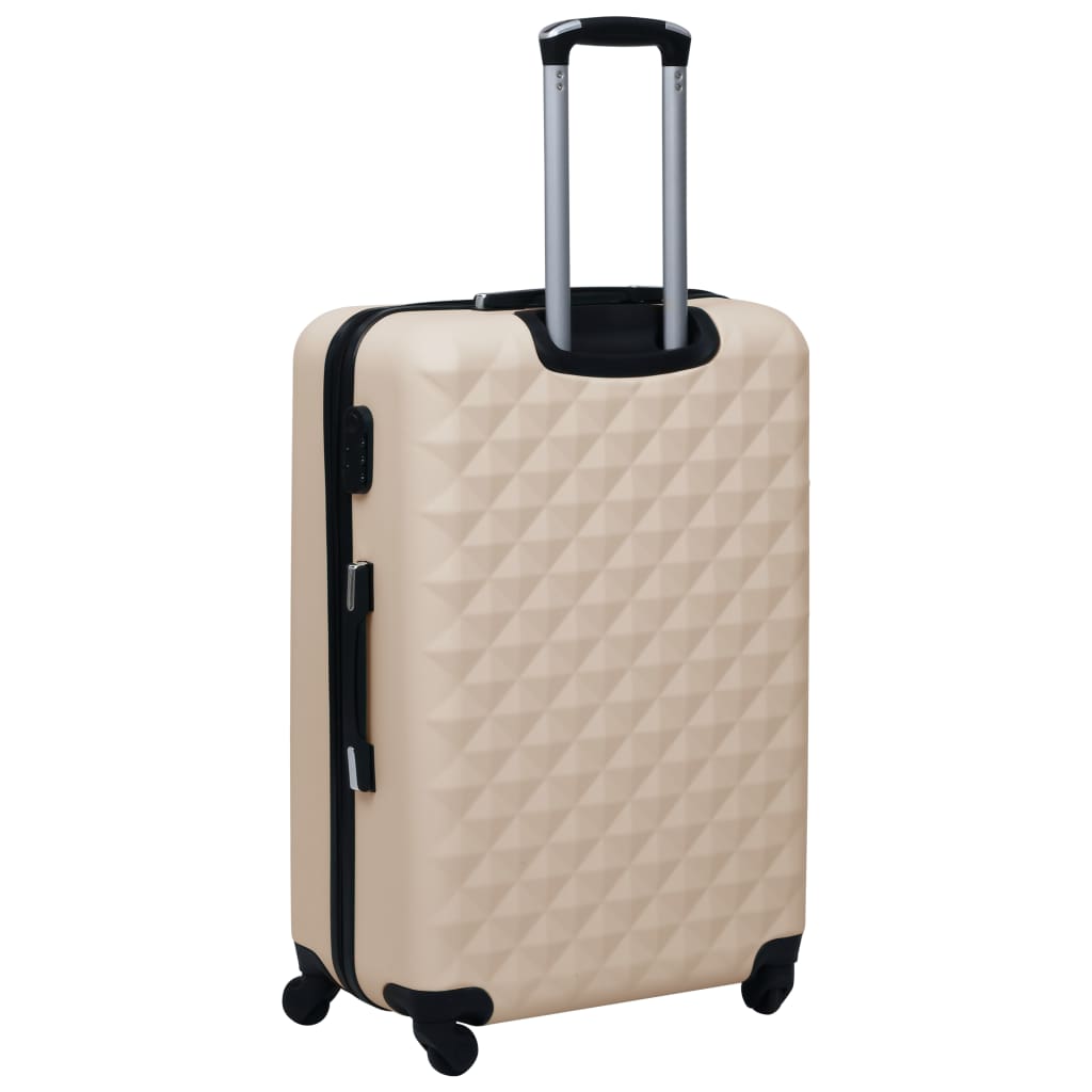 Hard Shell Trolley Golden ABS