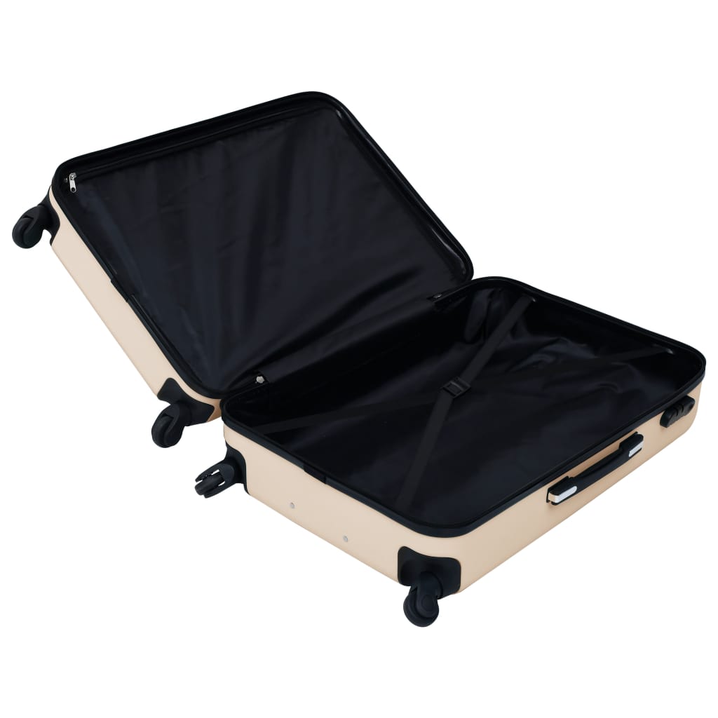 Hard Shell Trolley Golden ABS