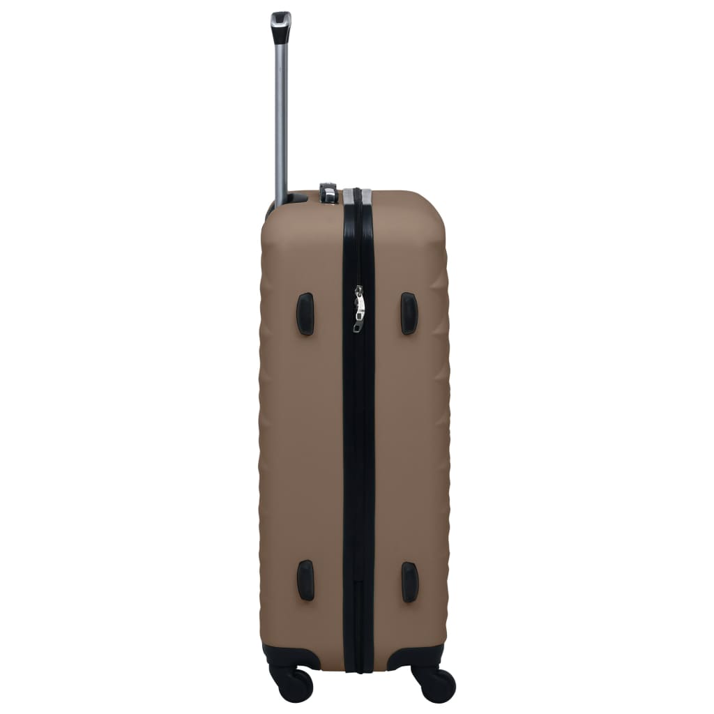 Hard Shell Trolley Brown ABS