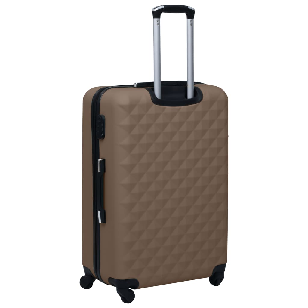 Hard Shell Trolley Brown ABS