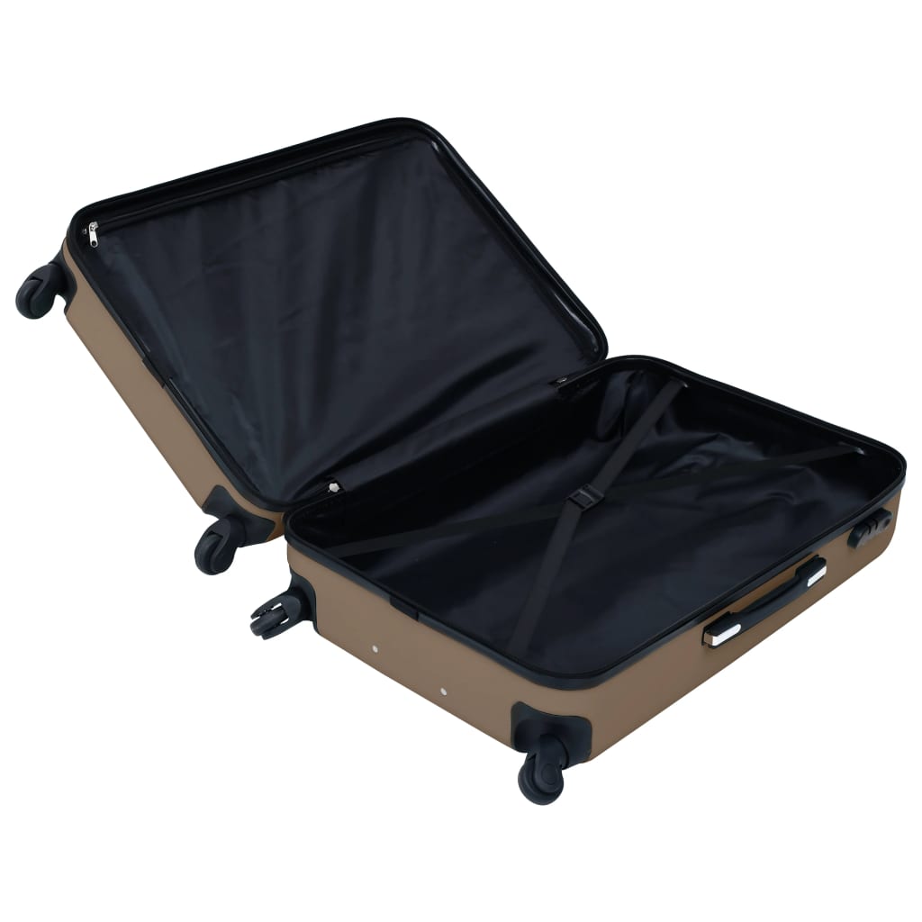 Hard Shell Trolley Brown ABS