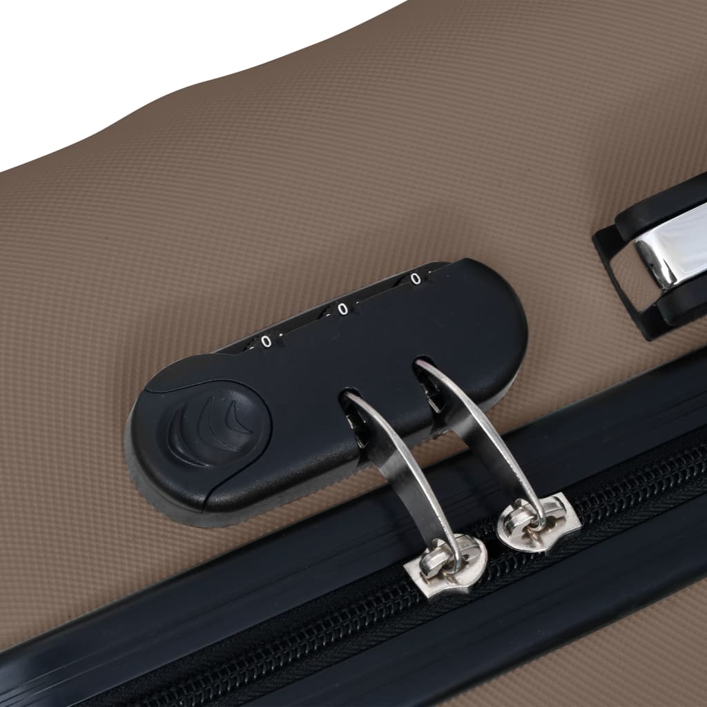 Hard Shell Trolley Brown ABS