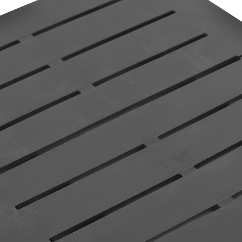 Garden Table Foldable Anthracite 45x43x50 cm Plastic