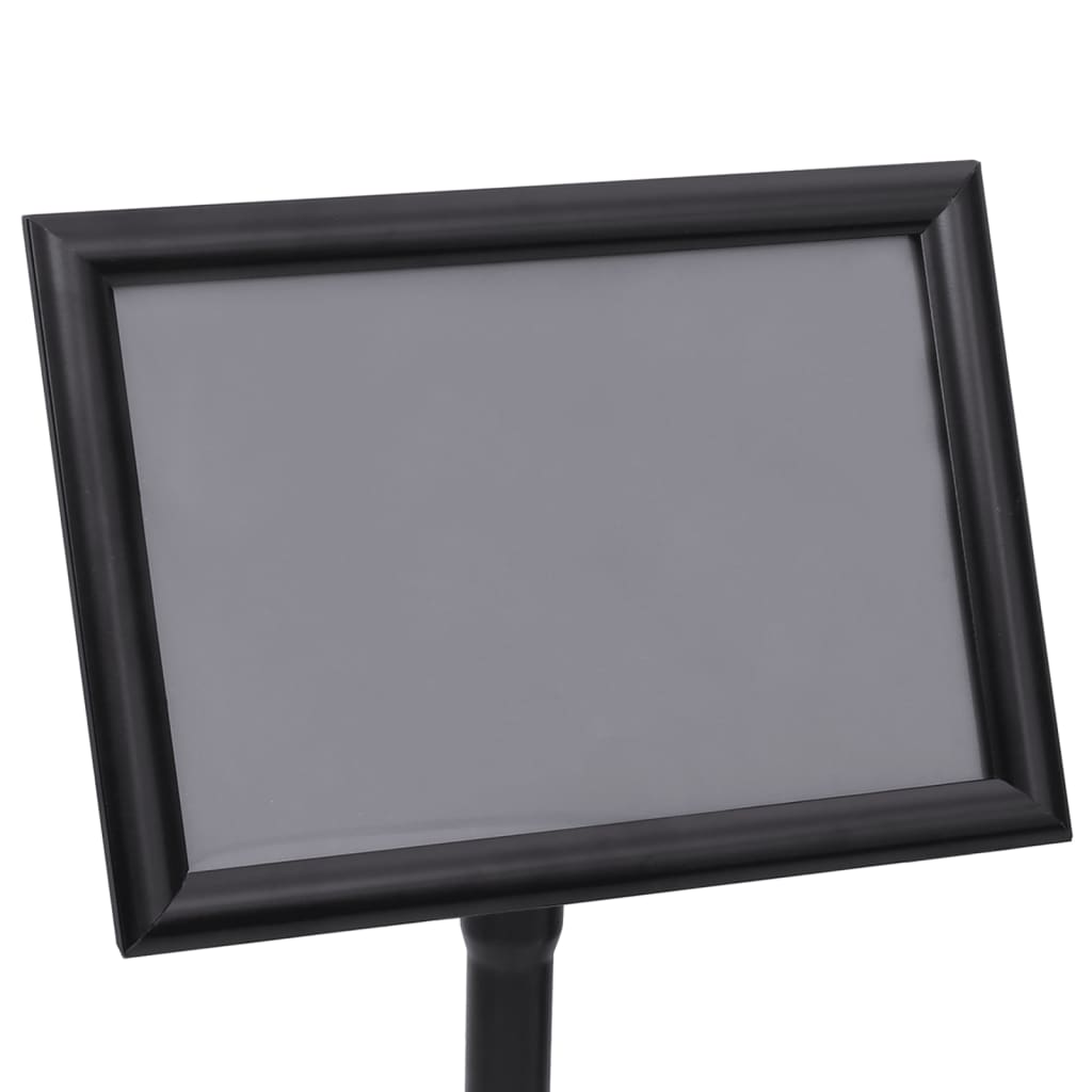 A3-Plakatständer Schwarz Aluminiumlegierung