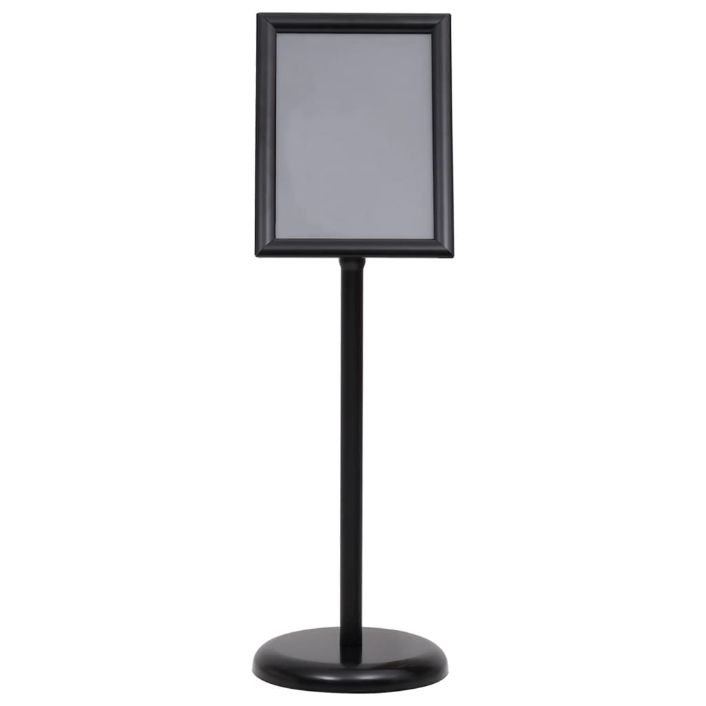 A4-Plakatständer Schwarz Aluminiumlegierung