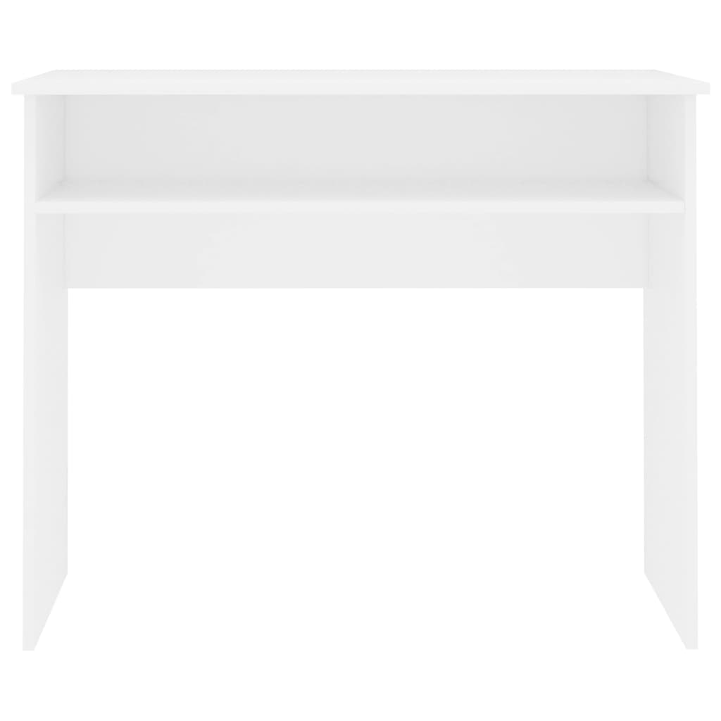 Schreibtisch Weiß 90x50x74 cm Holzwerkstoff