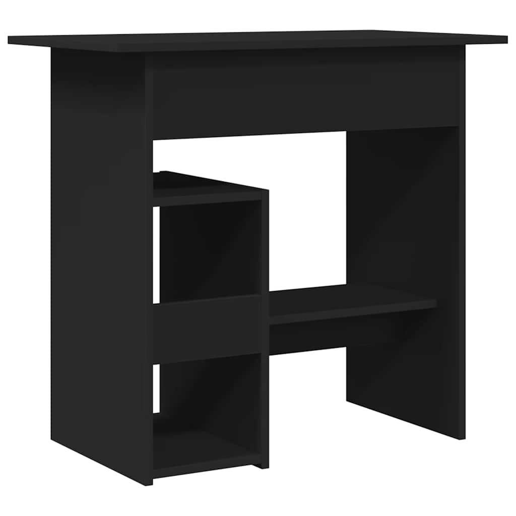 Desk Black 80x45x74 cm Wood Material