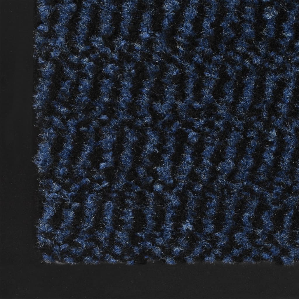 Schmutzfangmatten 2 Stk. Rechteckig Getuftet 60x90 cm Blau