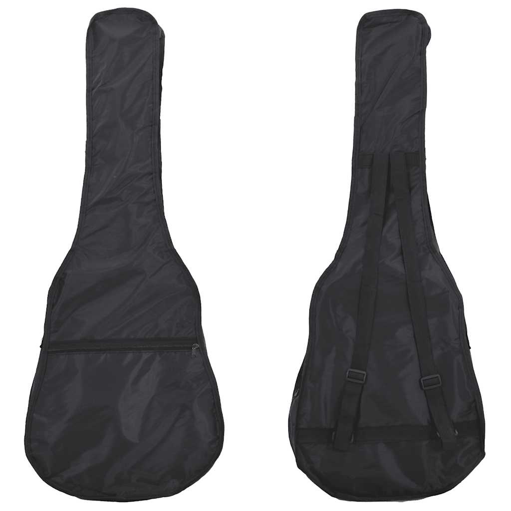 8-tlg. Klassikgitarren-Set für Anfänger Schwarz 3/4 36"