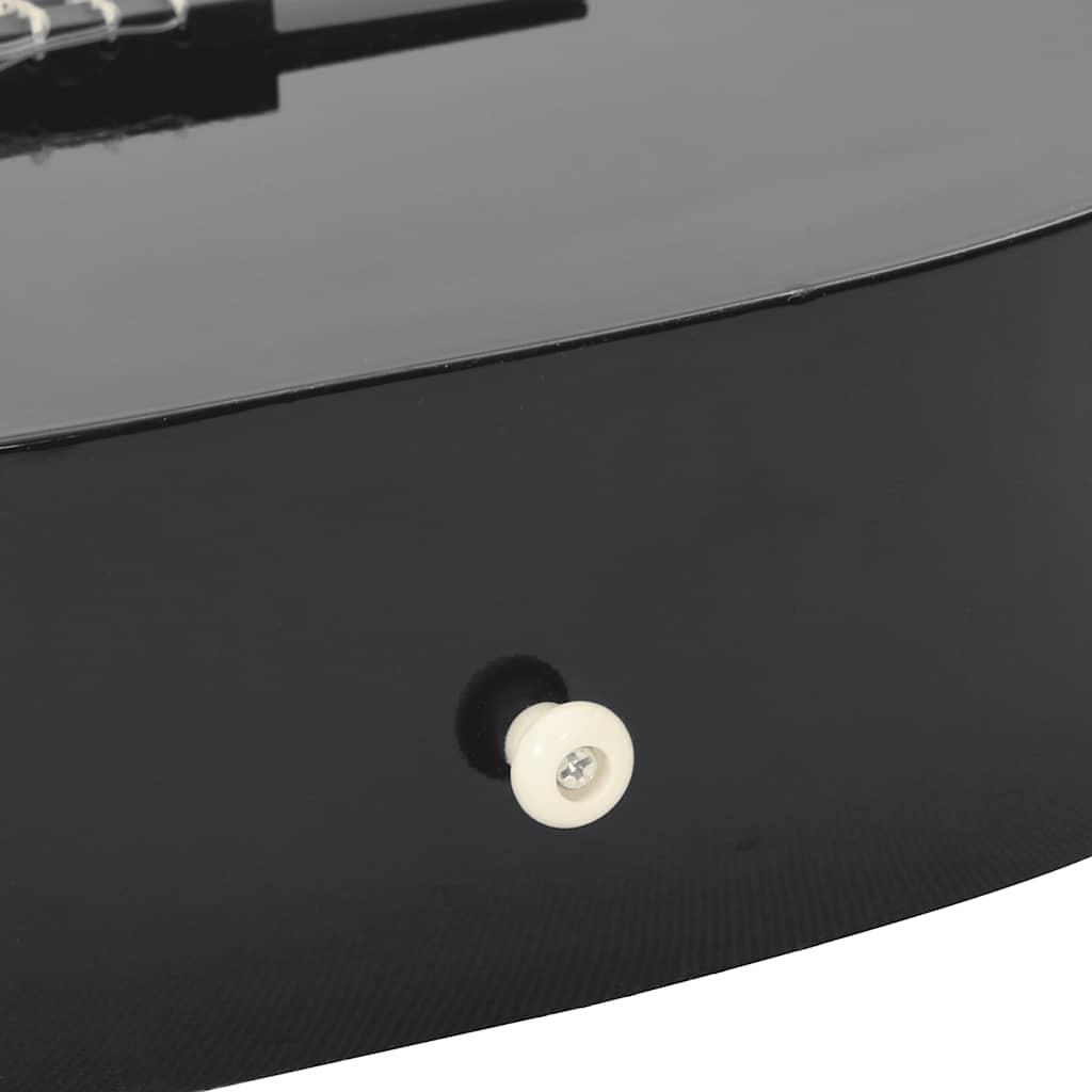 8-tlg. Klassikgitarren-Set für Anfänger Schwarz 3/4 36"