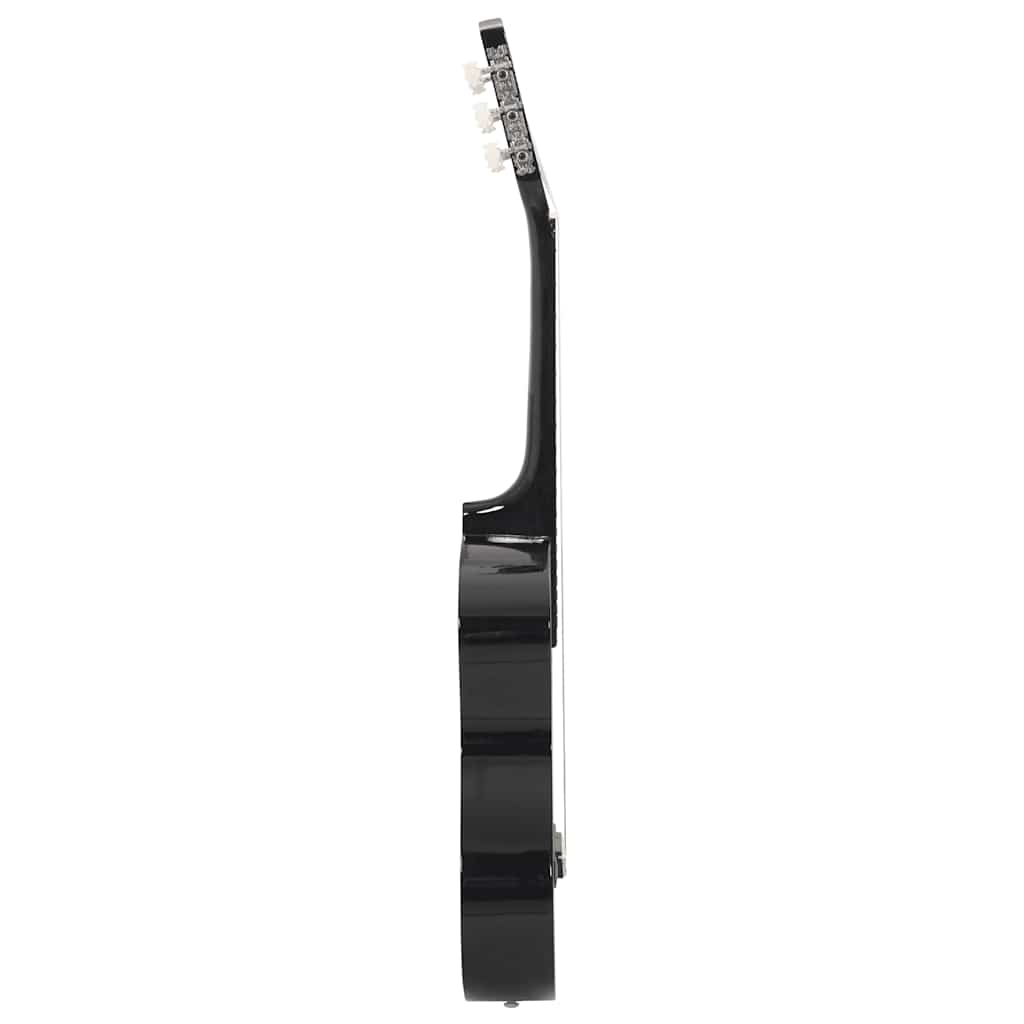 8-tlg. Klassikgitarren-Set für Anfänger Schwarz 1/2 34"