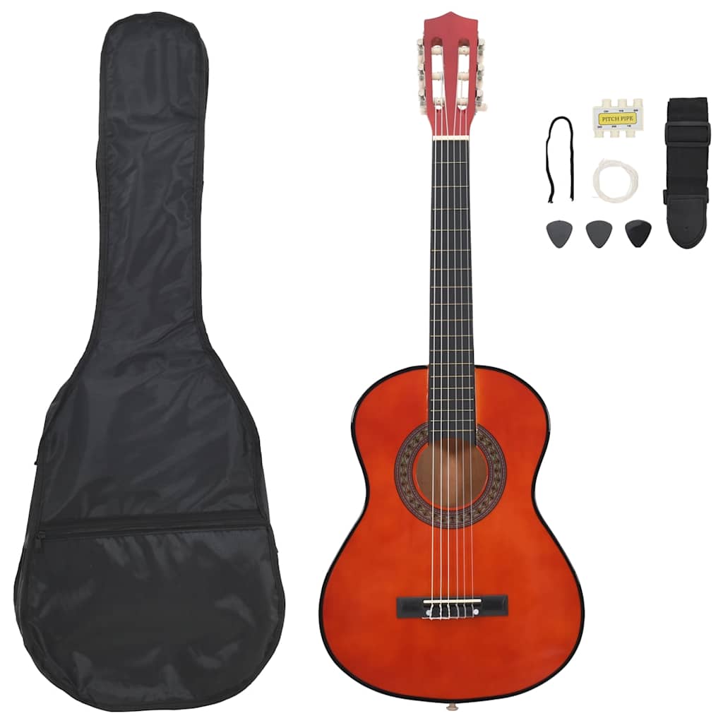 8-tlg. Klassische Gitarre Set für Anfänger 1/2 34"